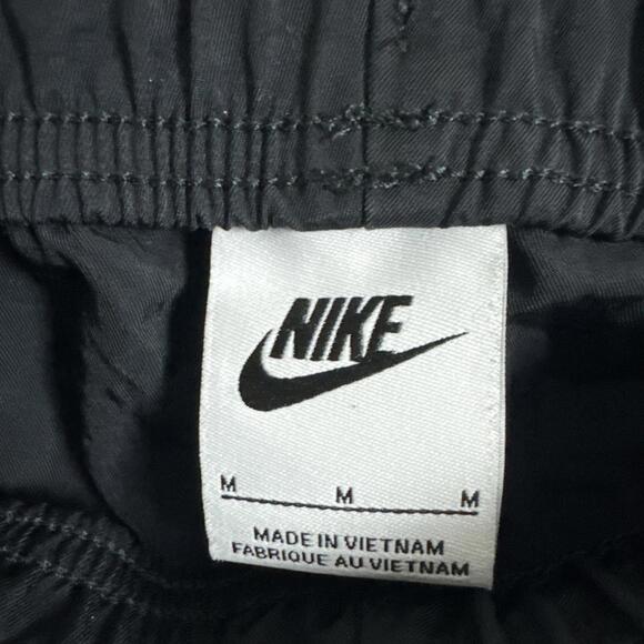 NIKE Sportswear Women's Medium Black Woven Nylon Essential Oversized Cargo Pants - Picture 10 of 15